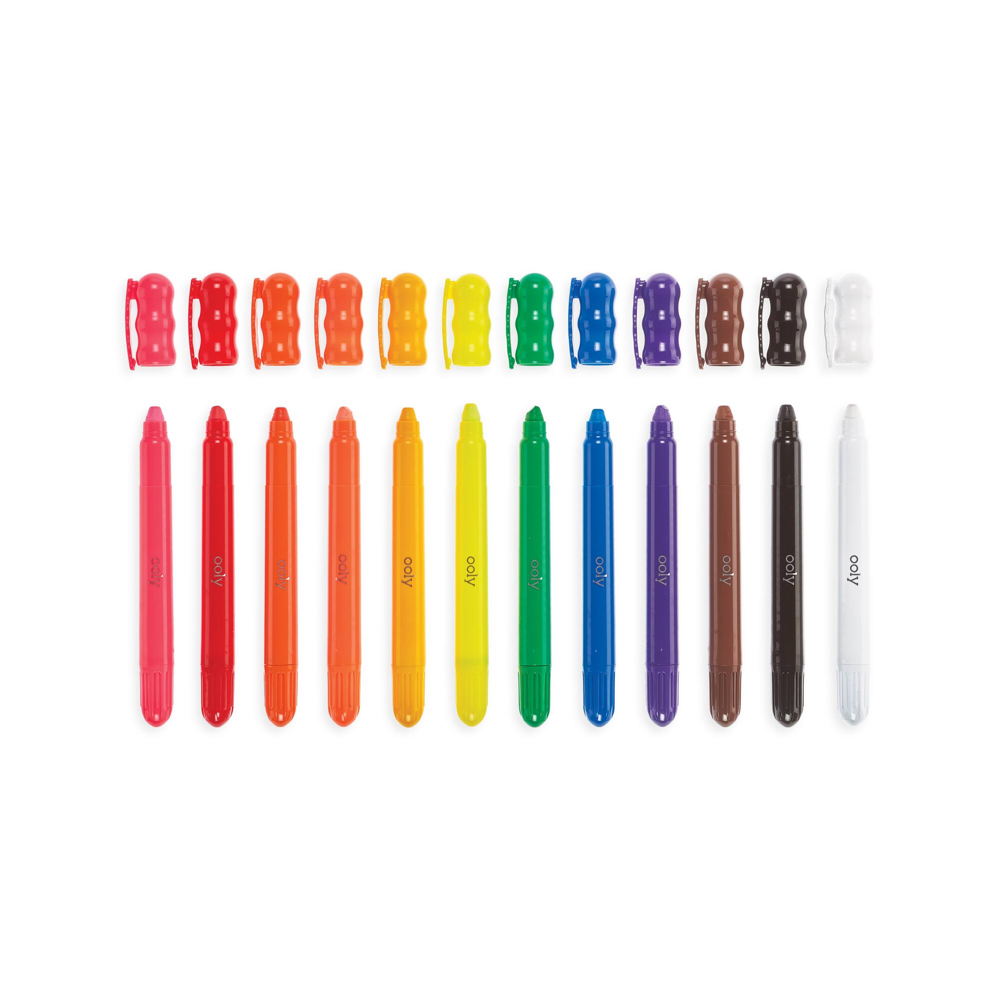 OOLY Rainy Dayz Gel Crayons, 12ct.